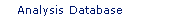 Analysis Database
