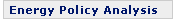 Energy Policy Analysis
