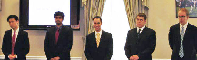 Image of team presenting their proposals