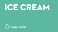 An image bearing the words 'ICE CREAM' with the EnergyWorks logo at the bottom.