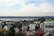 Photo of a residential area skyline in the daytime.