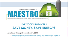 Image of the MAESTRO logo and slogan.