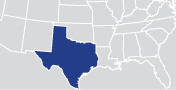 An image of a map of the United States with the state for this page highlighted.