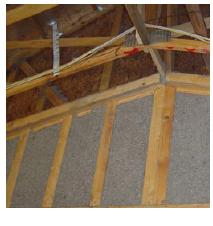 Photo of blown-in insulation