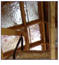 Photo of reflective insulation