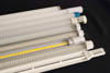 Photo of nine different LED linear lamps.