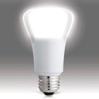 photo of an LED replacement for a 60W incandescent bulb.