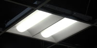 photo of an integral LED troffer.