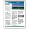 Illustration of the blue medium cover photo 2-column template.