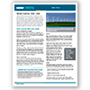Illustration of the blue small cover photo 2-column template.