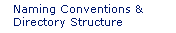 File Naming Conventions and Directory Structure