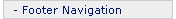 Footer Navigation