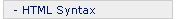 HTML Syntax