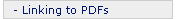 Linking to PDFs