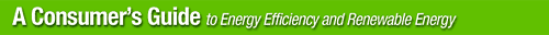 Consumer's Guide to Energy Efficiency and Renewable Energy