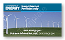 Illustration of the blue business card template