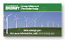 Illustration of the green business card template