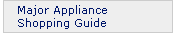 Major Appliance Shopping Guide