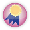 Illustration of an award ribbon.