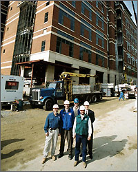 Photo of the design team for an energy-efficient building for the National Institutes of Health's Bethesda, Maryland campus