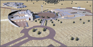 Artist's rendering of the IAIA campus and museum.