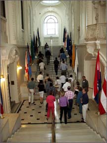 Photo of U.S. Naval Academy's Mahan Hall.