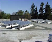 Photovoltaic energy system at Sherman Indian High School,Riverside, CA
