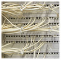 Image of the back of servers