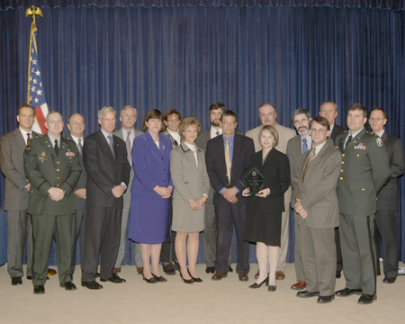 Members of the U.S. Department of Commerce team