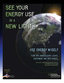 Earth Day Poster: See Your Energy Use In A New Light