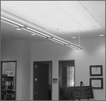 Photo of overhead lighting.