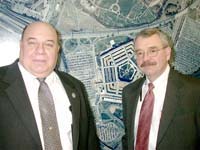 Photo of DOD's Bob Billak and Lee Evey
