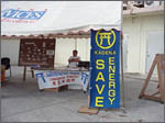 Photo of a display promting energy conservation last year