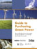 Image of the cover of the Guide to Purchasing Green Power.