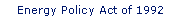 Energy Policy Act of 1992