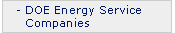 DOE Energy Service Companies