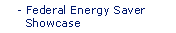 Federal Energy Saver Showcase