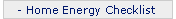 Home Energy Checklist