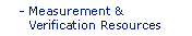 Measurement and Verification Resources