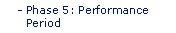 Phase 5: Performance Period