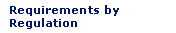 Requirements by Regulation