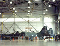 A photo of an aircraft hanger at Columbus Air Force Base