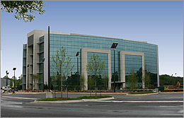 Photo of the George C. Marshall Space Flight Center.