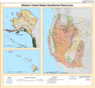 Image of the U.S. State's Geothermal Resource Map