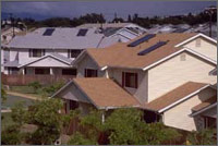 Photo of the Moanalua Terrace U.S. Navy Housing Project on Oahu, Hawaii