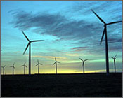 Photo of wind turbines