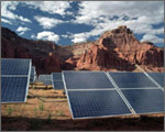 Photo of PV/hybrid power system at Dangling Rope Marina, Lake Powell, Utah