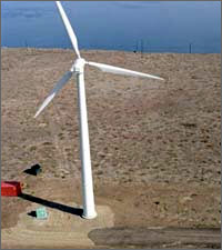 Photo of Wind Turbine on San Clemente Island, California