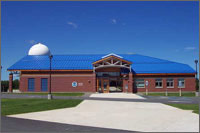Photo of a prototype building in Caribou, Maine