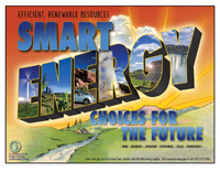 Earth Day Poster: Smart Energy Choices for the Future.